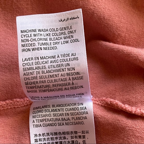 Alfani Coral/Pink Button Wrist Detail Pullover Sweater Women’s Medium - Picture 8 of 8